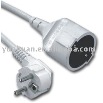 Extension cord POWER EXTEN Cable IEC lead PVc rubber CE VDE approval